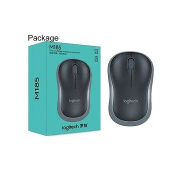 Logitech M185 Wireless Mouse, 2.4GHz with USB Mini Receiver