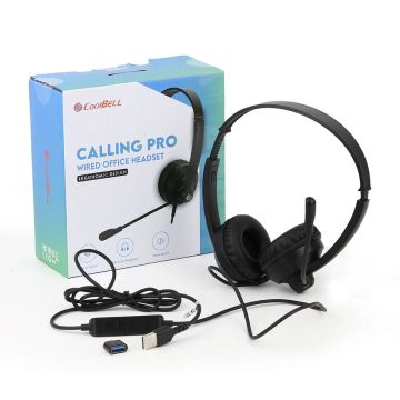 Cool Bell Calling Pro Wired Office Headset