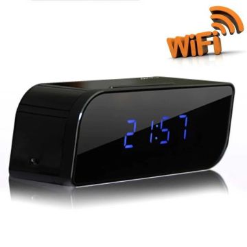 Hidden T3 Camera WiFi Table Clock 1080p