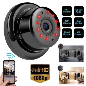 IR Mini Wifi Camera V380 App 1080p Hd
