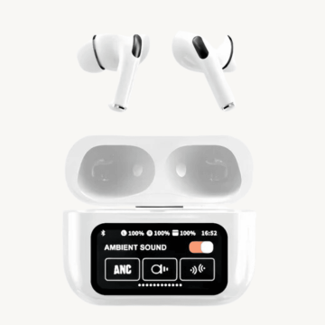 A9 Pro Apple Airpods ANC/ENC , Touch Control, Black