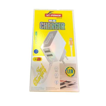 NT Power Gold Dual USB Fast Charger
