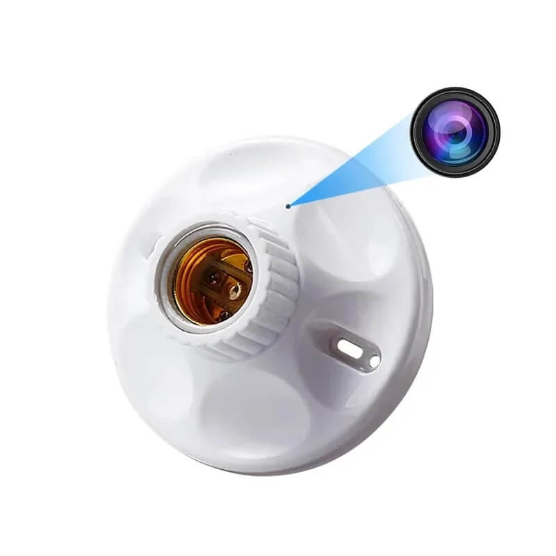 Bulb Holder Hidden Camera with App