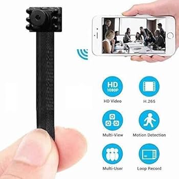 S06 HD WiFi Mini Hidden Camera 1080P with Night Vision | LookCam App