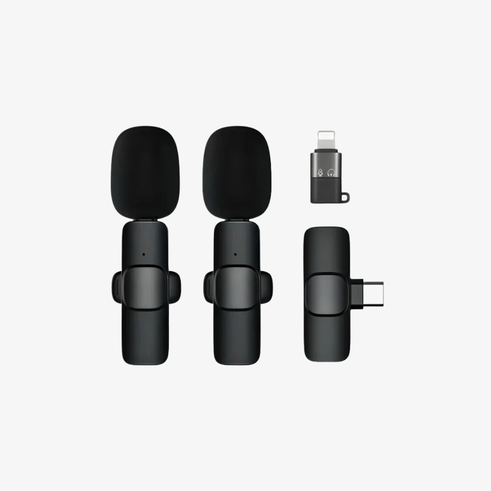 K9 Collar Wireless Microphone – iPhone / Android / Type-C Supported