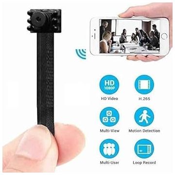 S06 HD WiFi Mini Hidden Camera 1080P with Night Vision | LookCam App