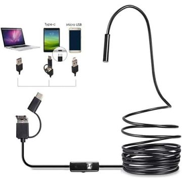3-in-1 Type-C / Micro USB / PC Endoscope Camera 5M 