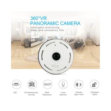 V380 Pro 3MP Indoor WiFi Panoramic Camera 